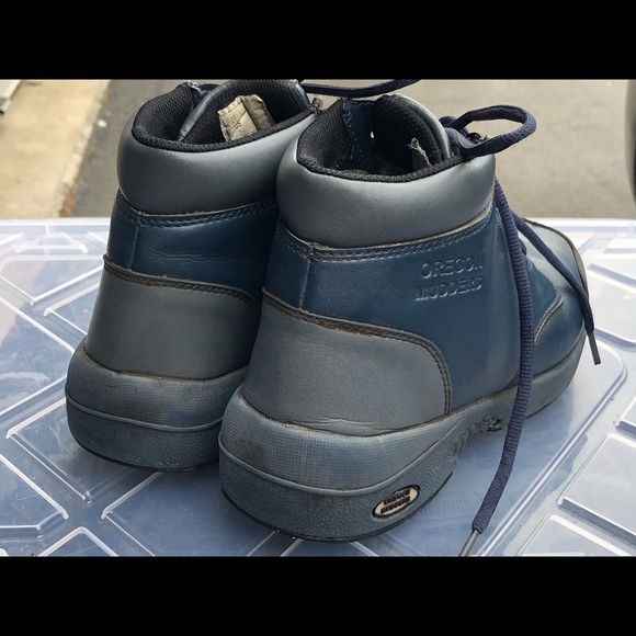 Oregon Mudders Men Navy Blue Golf Boots Size 7.5 - Picture 6 of 11